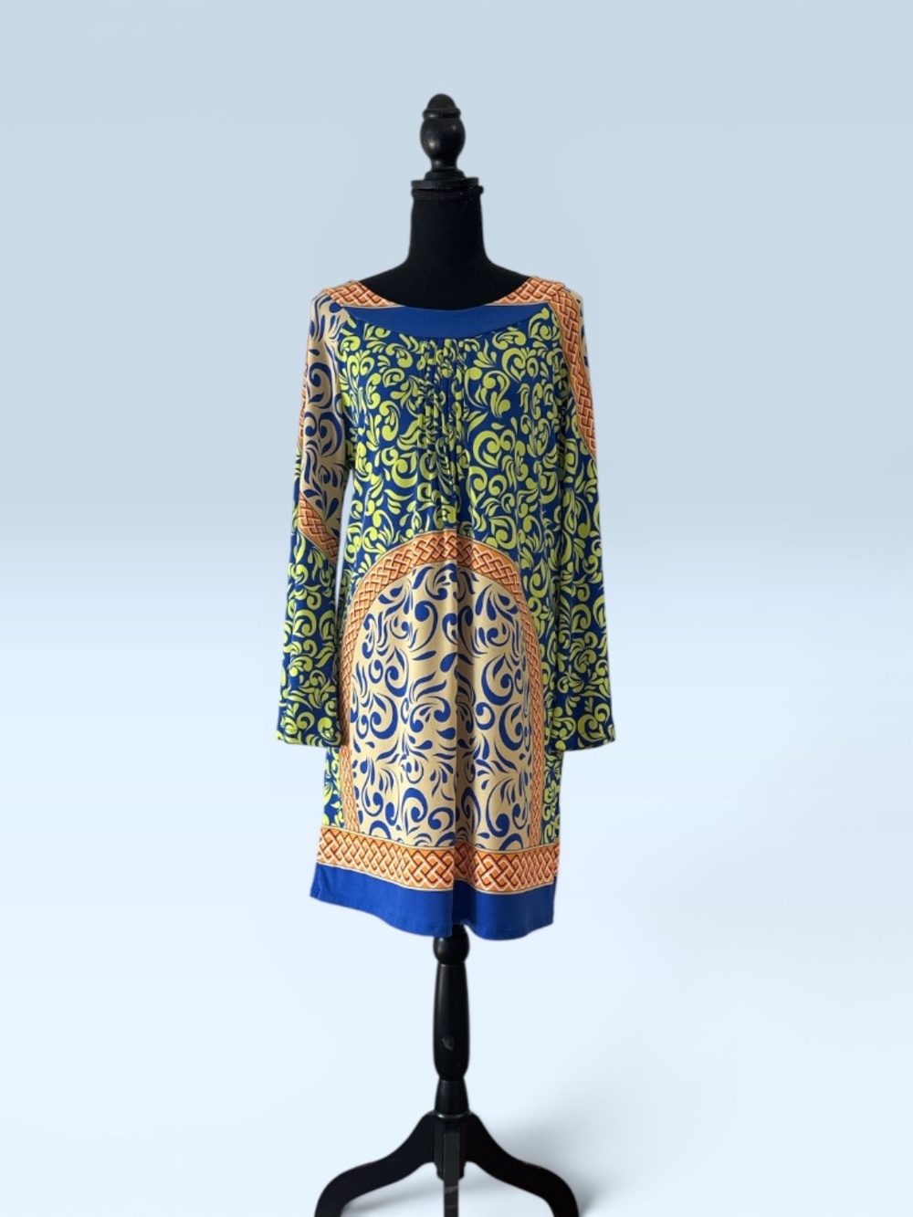 Rubber Ducky Paisley Print Dress Medium